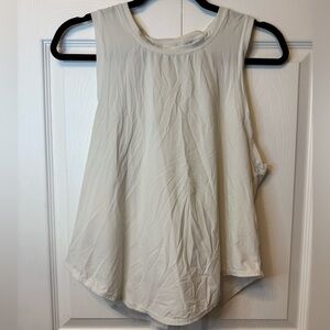 Elegant Cream Sleeveless Top